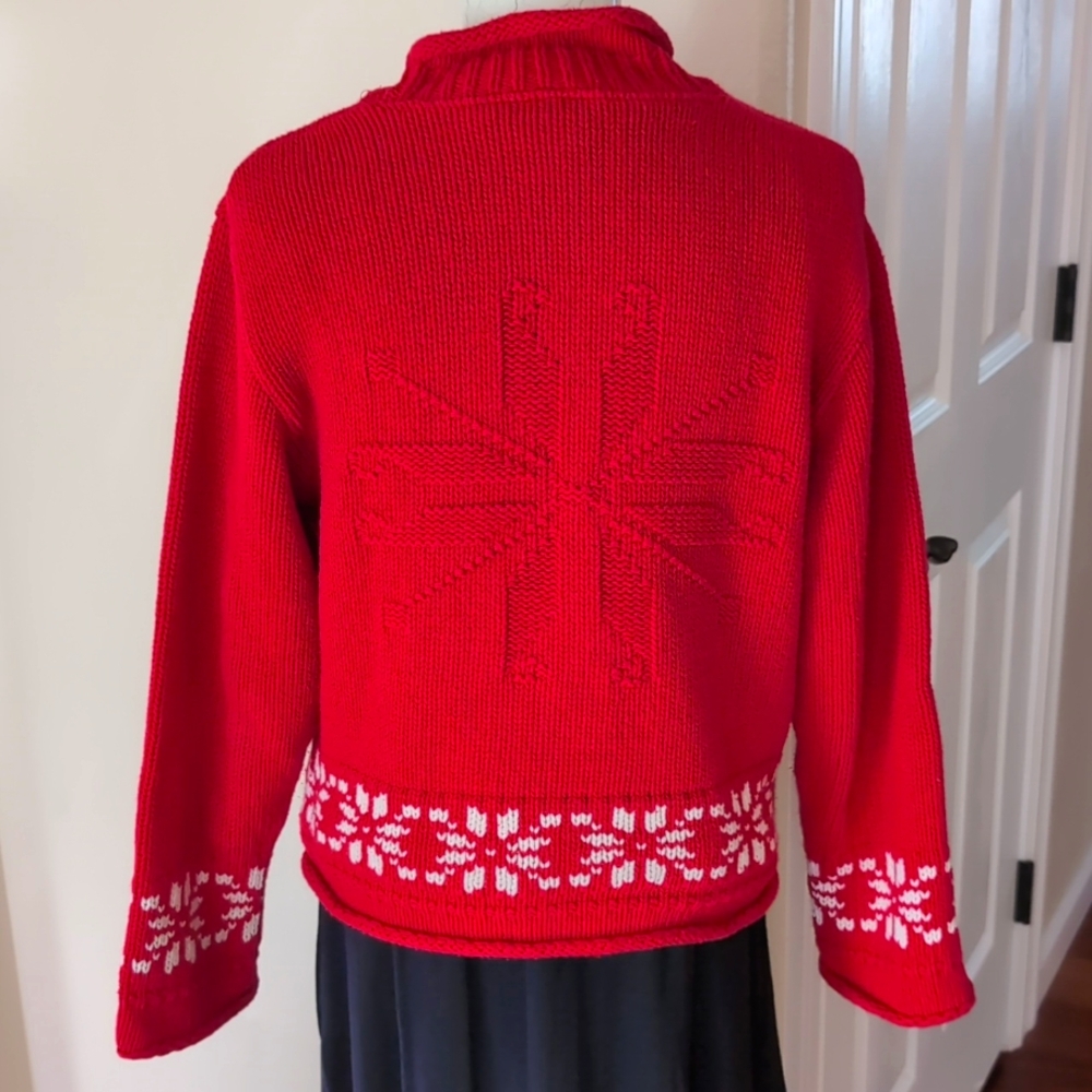 Cotton County Parkhurst Vintage Snowflake Sweater - Picture 2 of 3